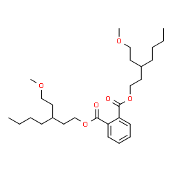 ChemSpider 2D Image | Bis[3-(2-methoxyethyl)heptyl] phthalate | C28H46O6