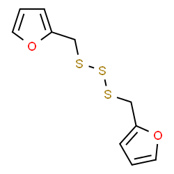 ChemSpider 2D Image | bis(2-furylmethyl)trisulfide | C10H10O2S3