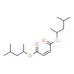 ChemSpider 2D Image | bis-(1,3-Dimethylbutyl) maleate | C16H28O4