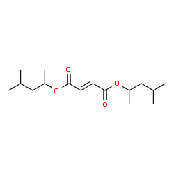 ChemSpider 2D Image | bis(1,3-dimethylbutyl) 2-butenedioate | C16H28O4