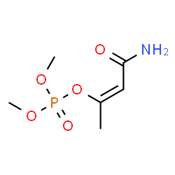 ChemSpider 2D Image | (2Z)-4-Amino-4-oxo-2-buten-2-yl dimethyl phosphate | C6H12NO5P
