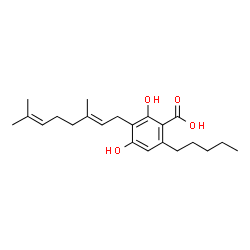 ChemSpider 2D Image | cannabigerolic acid | C22H32O4