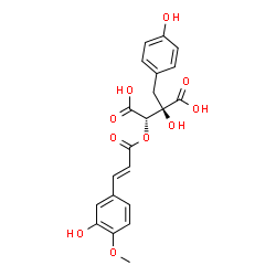 ChemSpider 2D Image | Cimicifugic acid F | C21H20O10