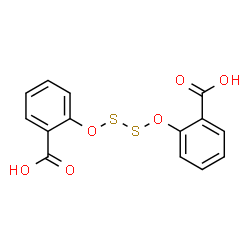 ChemSpider 2D Image | 2,2'-[Disulfanediylbis(oxy)]dibenzoic acid | C14H10O6S2