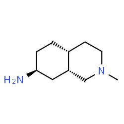 ChemSpider 2D Image | (4aR,7S,8aR)-2-Methyldecahydro-7-isoquinolinamine | C10H20N2