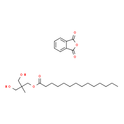 ChemSpider 2D Image | 3-Hydroxy-2-(hydroxymethyl)-2-methylpropyl tetradecanoate - 2-benzofuran-1,3-dione (1:1) | C27H42O7
