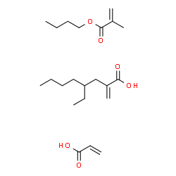 ChemSpider 2D Image | acrylic acid; butyl 2-methylprop-2-enoate; 4-ethyl-2-methylene-octanoic acid | C22H38O6