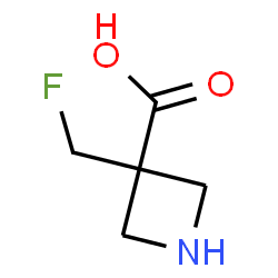 ChemSpider 2D Image | 3-(Fluoromethyl)-3-azetidinecarboxylic acid | C5H8FNO2