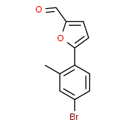ChemSpider 2D Image | 5-(4-Bromo-2-methylphenyl)-2-furaldehyde | C12H9BrO2
