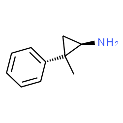 ChemSpider 2D Image | (1R,2R)-2-Methyl-2-phenylcyclopropanamine | C10H13N