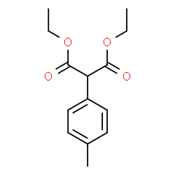 ChemSpider 2D Image | Diethyl 2-(p-tolyl)malonate | C14H18O4