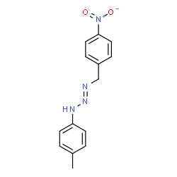 ChemSpider 2D Image | 1-(4-NITROBENZYL)-3-P-TOLYLTRIAZENE | C14H14N4O2