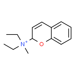 ChemSpider 2D Image | N,N-Diethyl-N-methyl-2H-chromen-2-aminium | C14H20NO