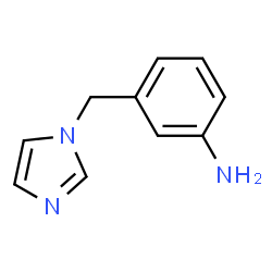 ChemSpider 2D Image | 3-(imidazol-1-ylmethyl)aniline | C10H11N3