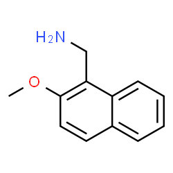ChemSpider 2D Image | (2-methoxy-1-naphthyl)methylamine | C12H13NO