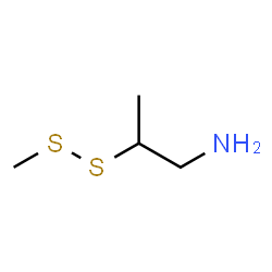 ChemSpider 2D Image | 2-(Methyldisulfanyl)-1-propanamine | C4H11NS2