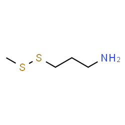 ChemSpider 2D Image | 3-(Methyldisulfanyl)-1-propanamine | C4H11NS2