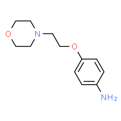 ChemSpider 2D Image | 4-(2-Morpholinoethoxy)aniline | C12H18N2O2