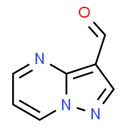 ChemSpider 2D Image | Pyrazolo[1,5-a]pyrimidine-3-carbaldehyde | C7H5N3O