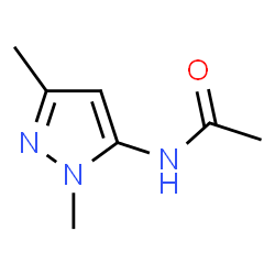 ChemSpider 2D Image | N-(2,5-Dimethylpyrazol-3-yl)acetamide | C7H11N3O