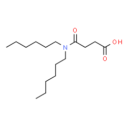 ChemSpider 2D Image | 4-(Dihexylamino)-4-oxobutanoic acid | C16H31NO3