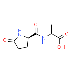 ChemSpider 2D Image | 5-Oxo-D-prolylalanine | C8H12N2O4