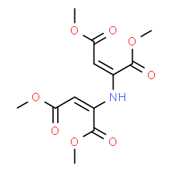 ChemSpider 2D Image | Tetramethyl (2E,2'E)-2,2'-iminobis(2-butenedioate) | C12H15NO8