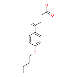 ChemSpider 2D Image | 4-(4-Butoxyphenyl)-4-oxobutanoic acid | C14H18O4