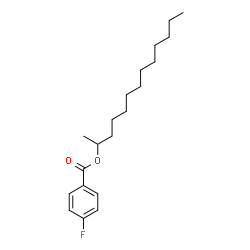 ChemSpider 2D Image | 2-Tridecanyl 4-fluorobenzoate | C20H31FO2