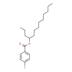 ChemSpider 2D Image | 4-Tridecanyl 4-fluorobenzoate | C20H31FO2