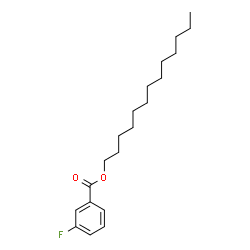 ChemSpider 2D Image | Tridecyl 3-fluorobenzoate  | C20H31FO2