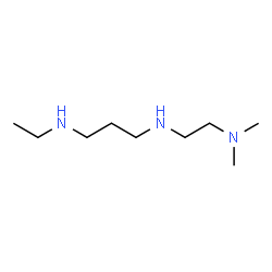 ChemSpider 2D Image | N-[2-(Dimethylamino)ethyl]-N'-ethyl-1,3-propanediamine | C9H23N3