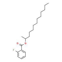 ChemSpider 2D Image | 2-Tridecanyl 2-fluorobenzoate | C20H31FO2