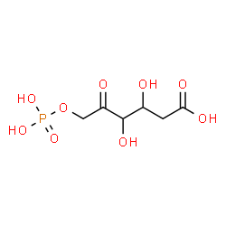 ChemSpider 2D Image | 2-Deoxy-6-O-phosphonohex-5-ulosonic acid | C6H11O9P