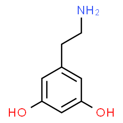 ChemSpider 2D Image | 3,5-Dihydroxybenzeneethanamine | C8H11NO2