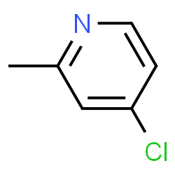 ChemSpider 2D Image | 4-Chloro-2-methylpyridine | C6H6ClN