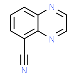 ChemSpider 2D Image | 5-Cyano-quinoxaline | C9H5N3