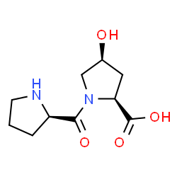 ChemSpider 2D Image | D-Prolyl-(4S)-4-hydroxy-L-proline | C10H16N2O4