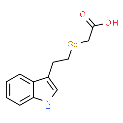 ChemSpider 2D Image | {[2-(1H-Indol-3-yl)ethyl]selanyl}acetic acid | C12H13NO2Se