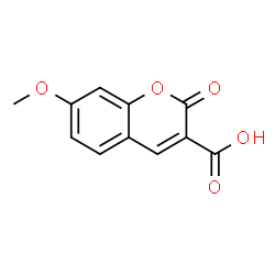ChemSpider 2D Image | 7-Methoxycoumarin-3-carboxylic acid | C11H8O5