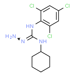 ChemSpider 2D Image | N-Cyclohexyl-N'-(2,4,6-trichlorophenyl)carbonohydrazonic diamide | C13H17Cl3N4