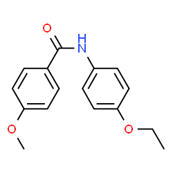 ChemSpider 2D Image | N-(4-Ethoxyphenyl)-4-methoxybenzamide | C16H17NO3