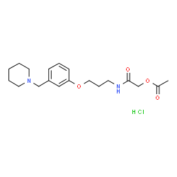 ChemSpider 2D Image | ROXATIDINE ACETATE HCL | C19H29ClN2O4