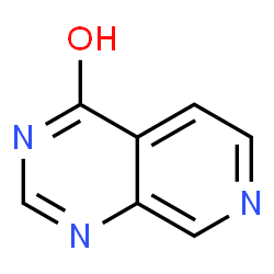 ChemSpider 2D Image | pyrido[3,4-d]pyrimidin-4-ol | C7H5N3O