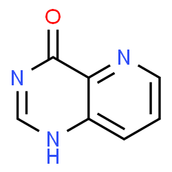 ChemSpider 2D Image | Pyrido[3,2-d]pyrimidin-4(1H)-one | C7H5N3O