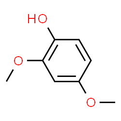 ChemSpider 2D Image | 2,4-Dimethoxyphenol | C8H10O3