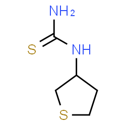 ChemSpider 2D Image | 1-(Tetrahydro-3-thiophenyl)thiourea | C5H10N2S2