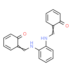 ChemSpider 2D Image | 6,6'-[1,2-Phenylenebis(iminomethylylidene)]bis(2,4-cyclohexadien-1-one) | C20H16N2O2