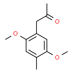 ChemSpider 2D Image | 1-(2,5-Dimethoxy-4-methylphenyl)acetone  | C12H16O3