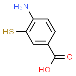 ChemSpider 2D Image | 4-Amino-3-mercaptobenzoic acid | C7H7NO2S